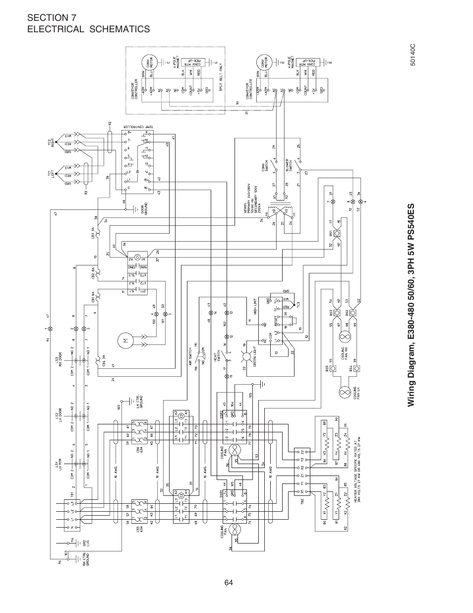 Middleby Marshall PS540E User Manual | Page 68 / 72