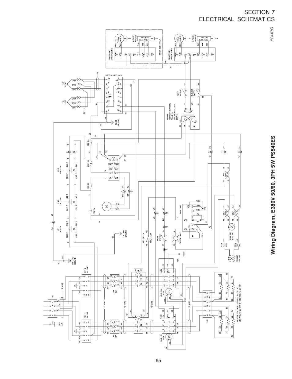 Middleby Marshall PS540E User Manual | Page 69 / 72