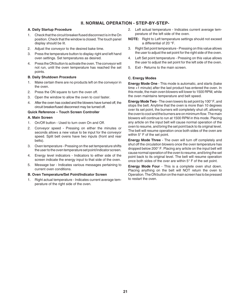 Middleby Marshall Gas Ovens PS840 Series User Manual | Page 25 / 36