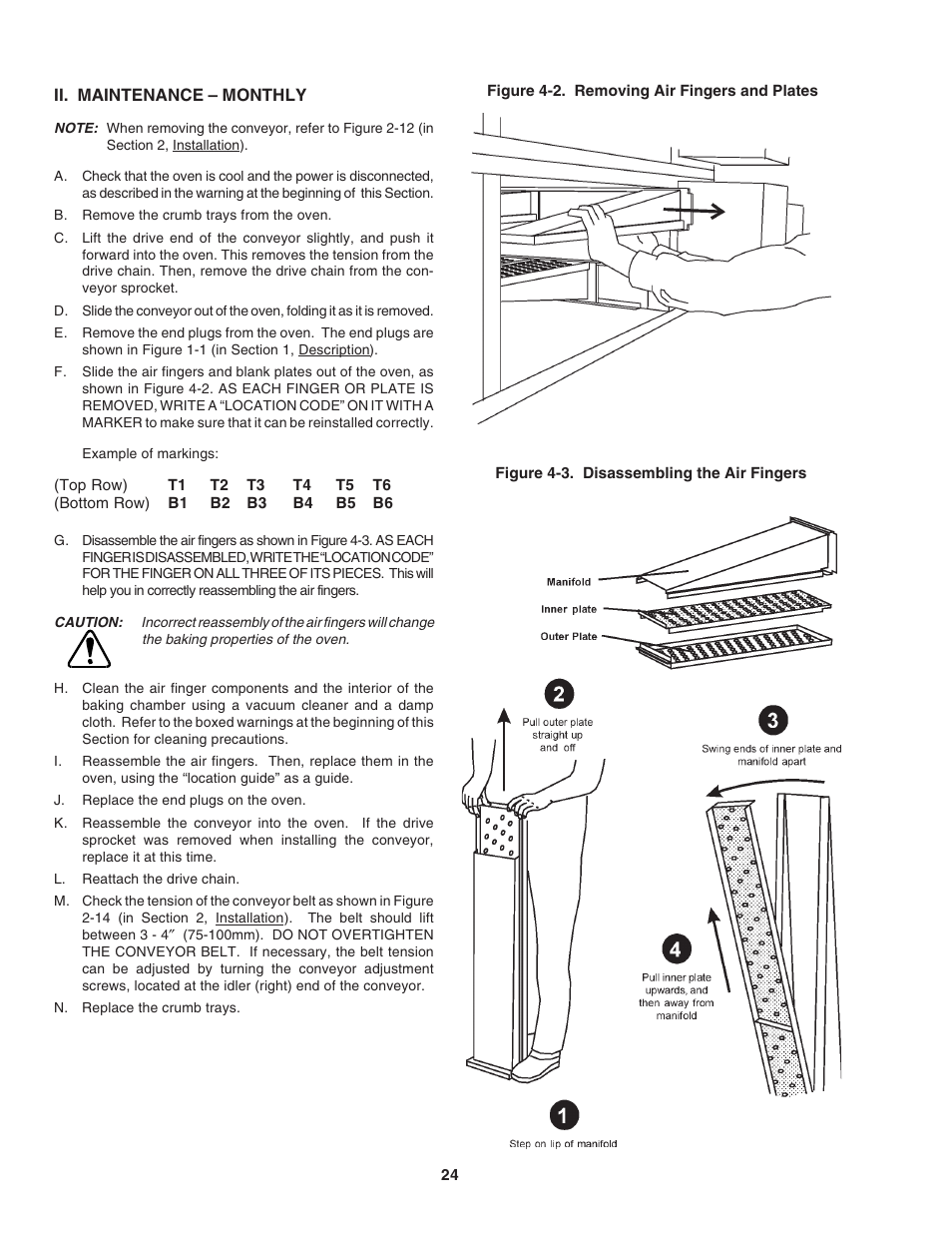 Middleby Marshall Gas Ovens PS840 Series User Manual | Page 28 / 36