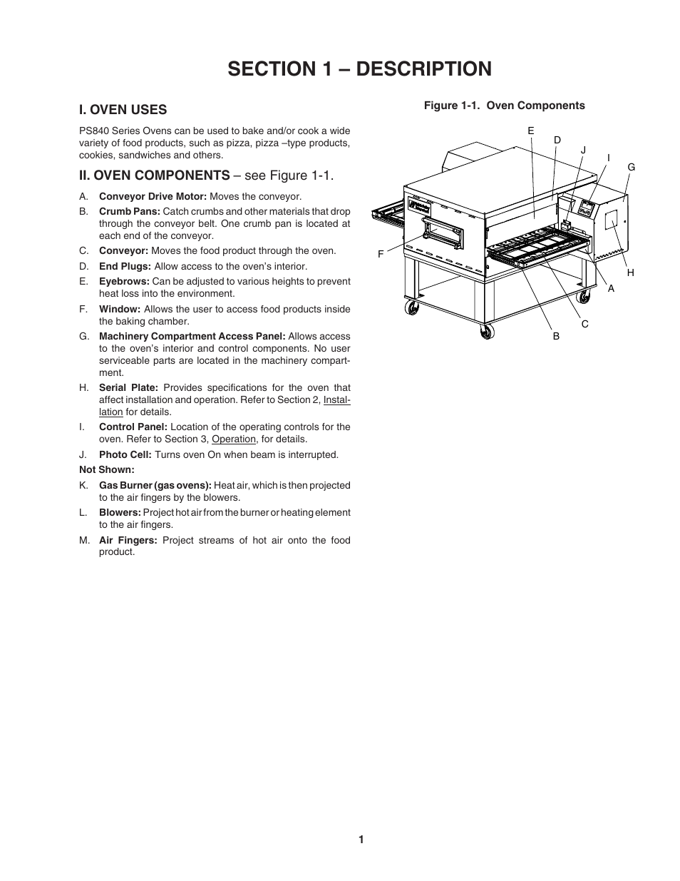 Middleby Marshall Gas Ovens PS840 Series User Manual | Page 5 / 36