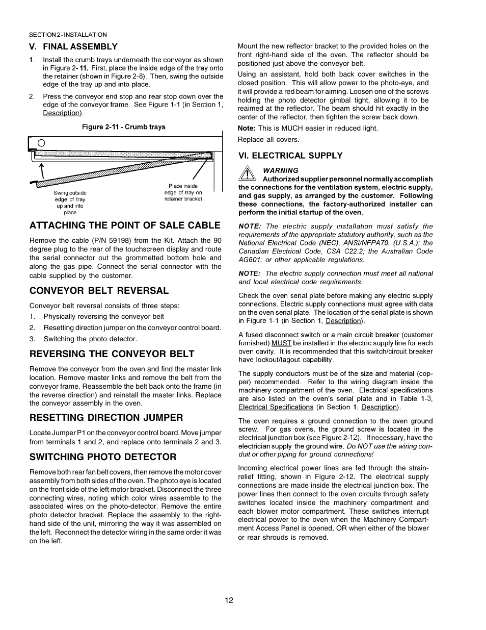 Middleby Marshall PS770G GAS User Manual | Page 12 / 24