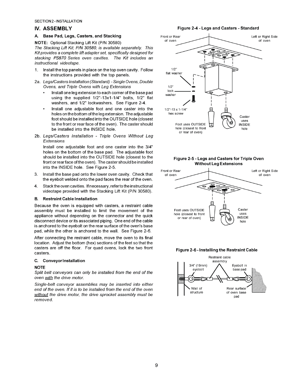 Middleby Marshall PS870 Series Gas Ovens PS870G Gas User Manual | Page 9 / 24