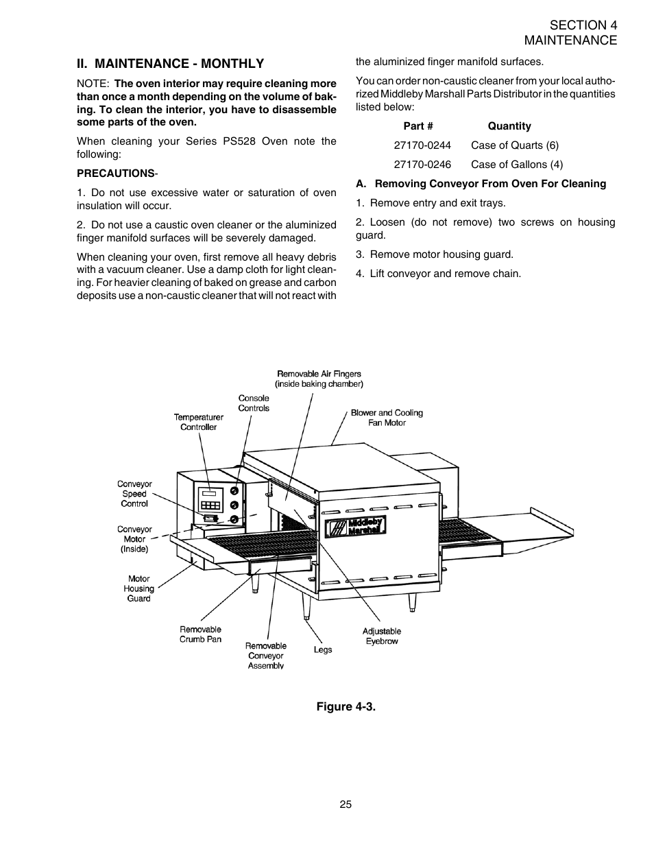 Middleby Marshall PS528-Series OVENS PS528 (Double) User Manual | Page 29 / 60