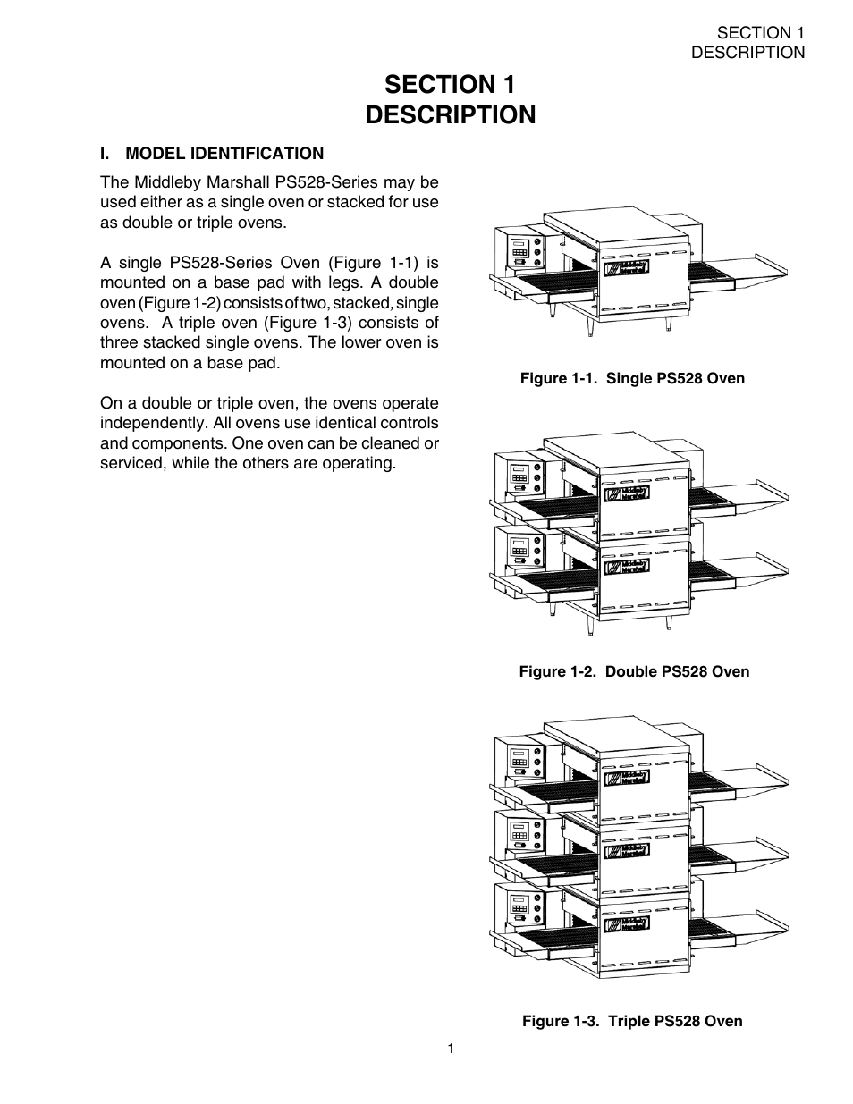 Middleby Marshall PS528-Series OVENS PS528 (Double) User Manual | Page 5 / 60