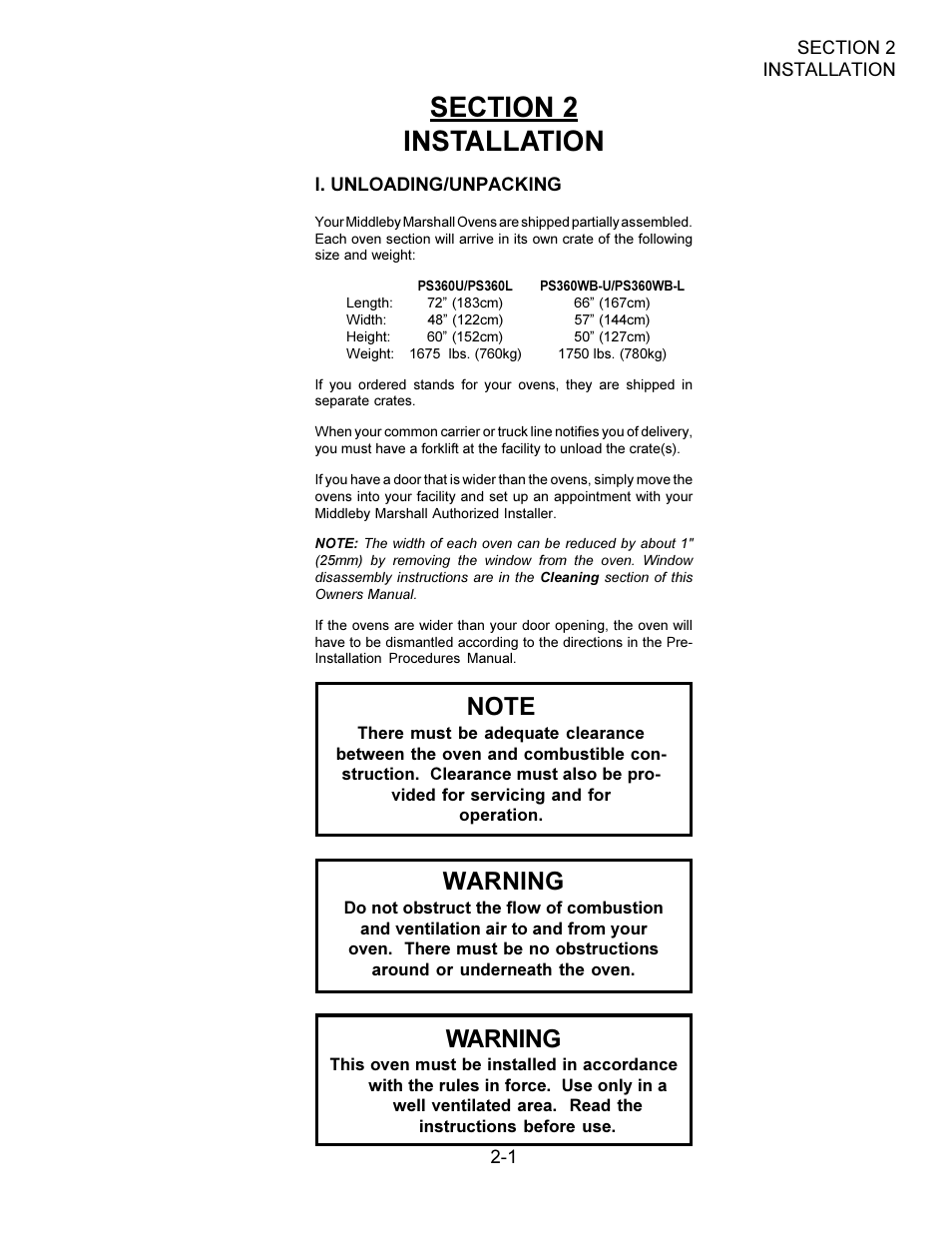 Middleby Marshall Oven User Manual | 30 pages