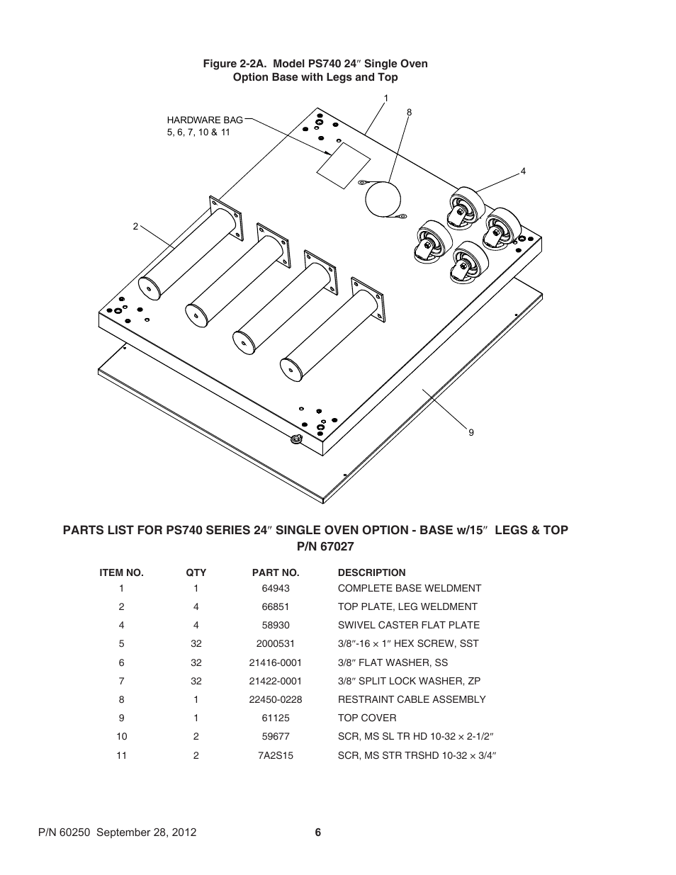 Middleby Marshall PS740 Series Gas Ovens P/N 60250 User Manual | Page 10 / 36
