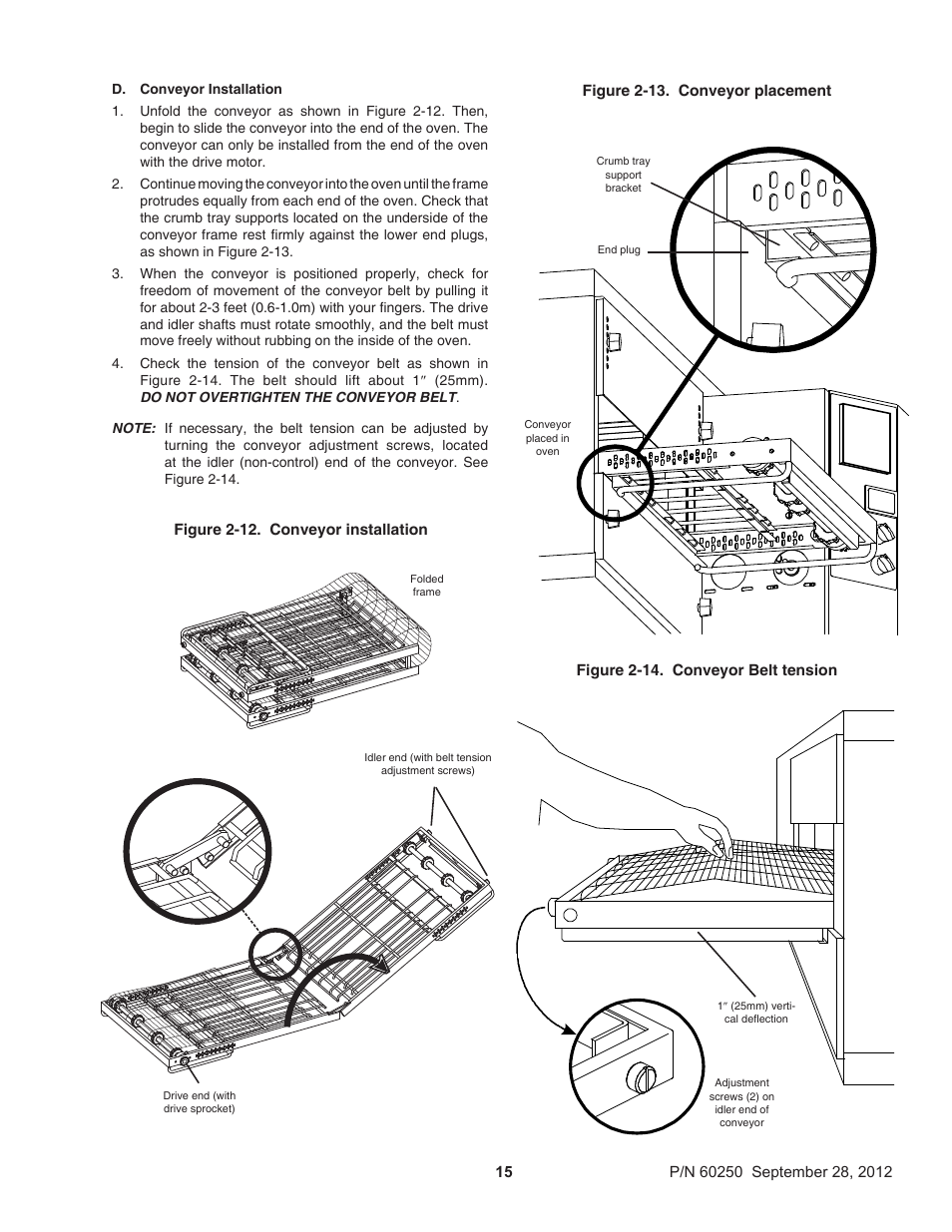 Middleby Marshall PS740 Series Gas Ovens P/N 60250 User Manual | Page 19 / 36