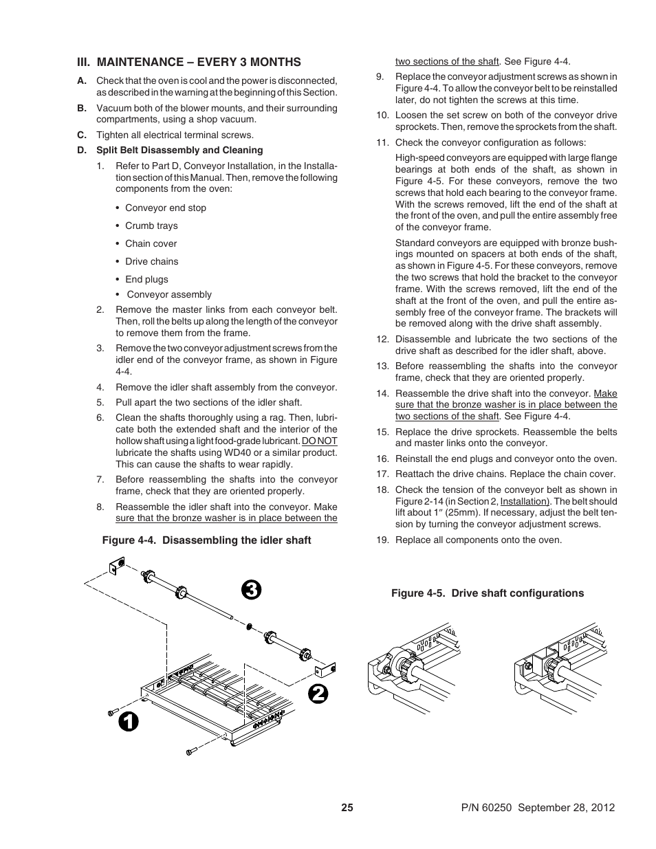 Middleby Marshall PS740 Series Gas Ovens P/N 60250 User Manual | Page 29 / 36