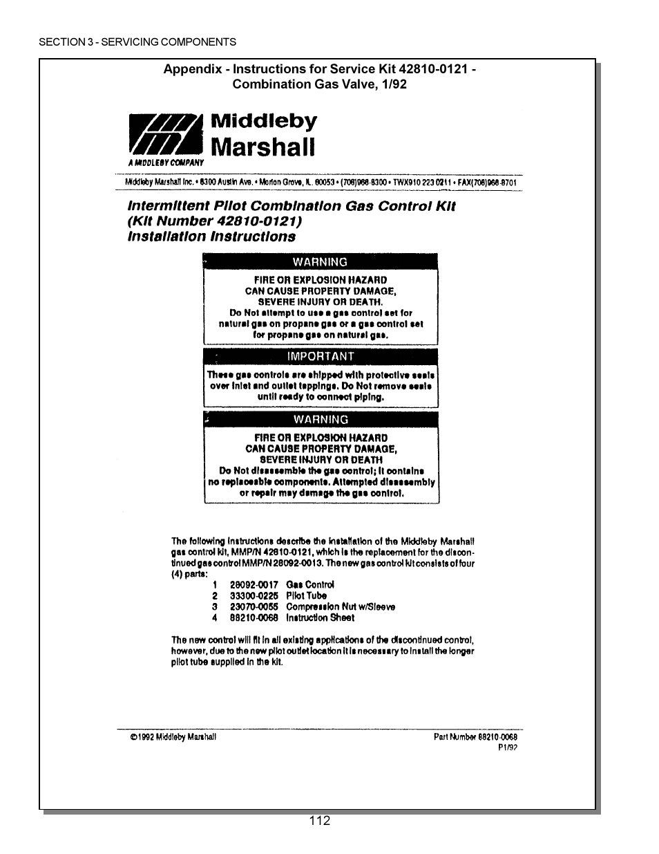 Middleby Marshall PS200 series User Manual | Page 113 / 181