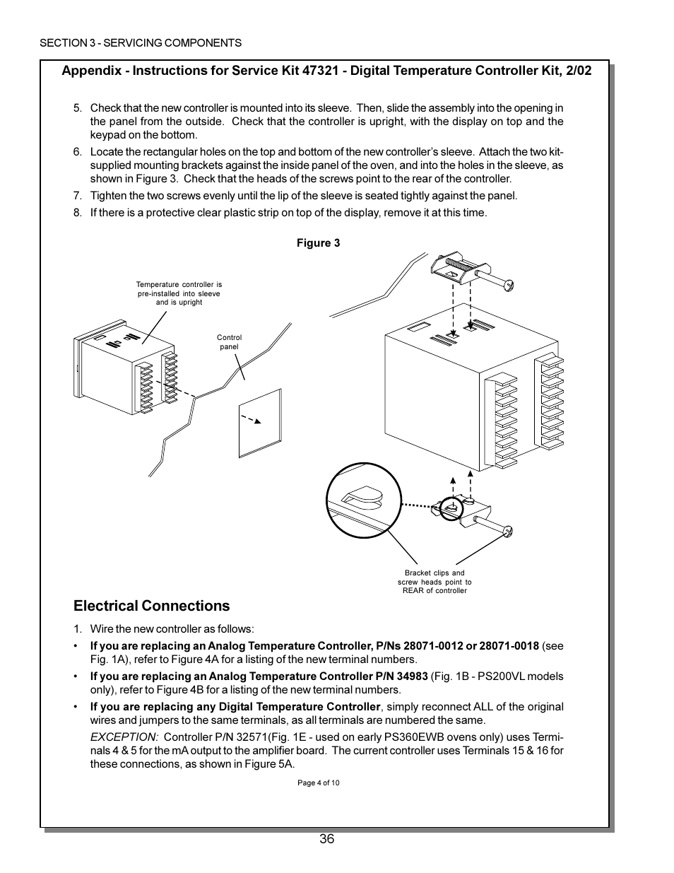 Electrical connections | Middleby Marshall PS200 series User Manual | Page 37 / 181