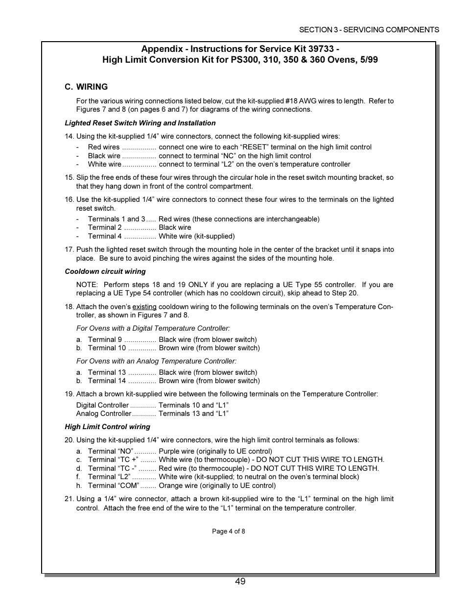 Middleby Marshall PS200 series User Manual | Page 50 / 181