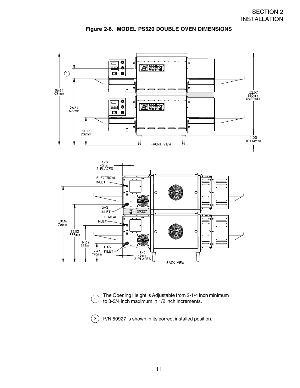 Middleby Marshall PS520G User Manual | Page 15 / 48