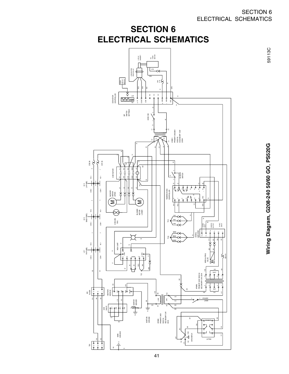 Middleby Marshall PS520G User Manual | Page 45 / 48