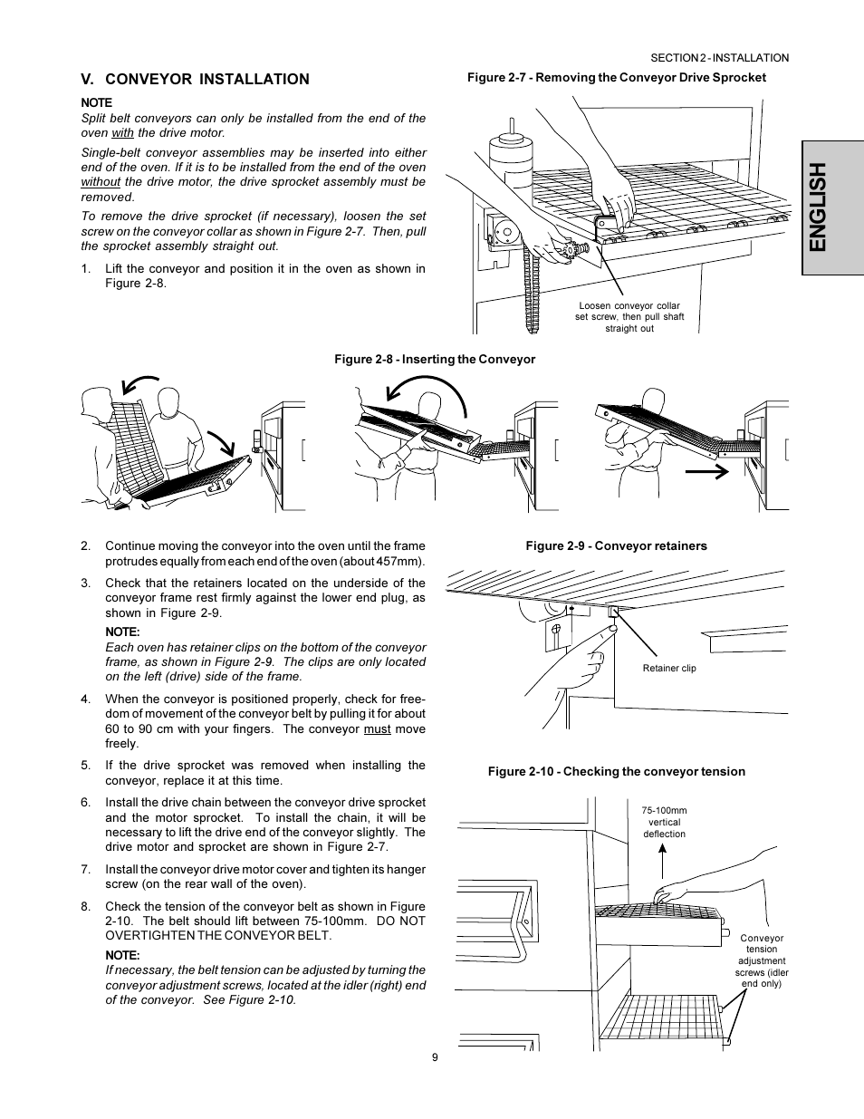English | Middleby Marshall PS360WB-U User Manual | Page 9 / 48