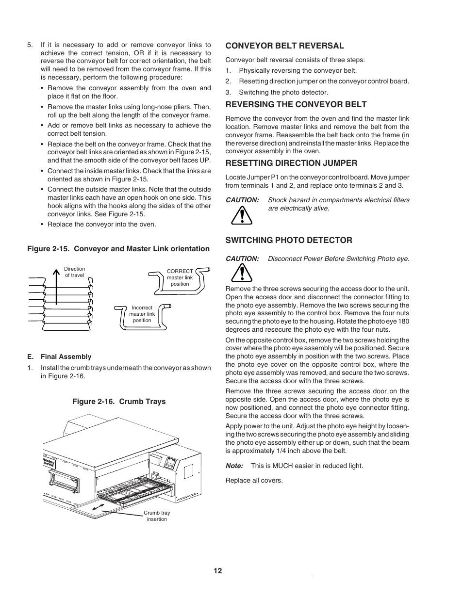 Middleby Marshall PS640E User Manual | Page 16 / 32