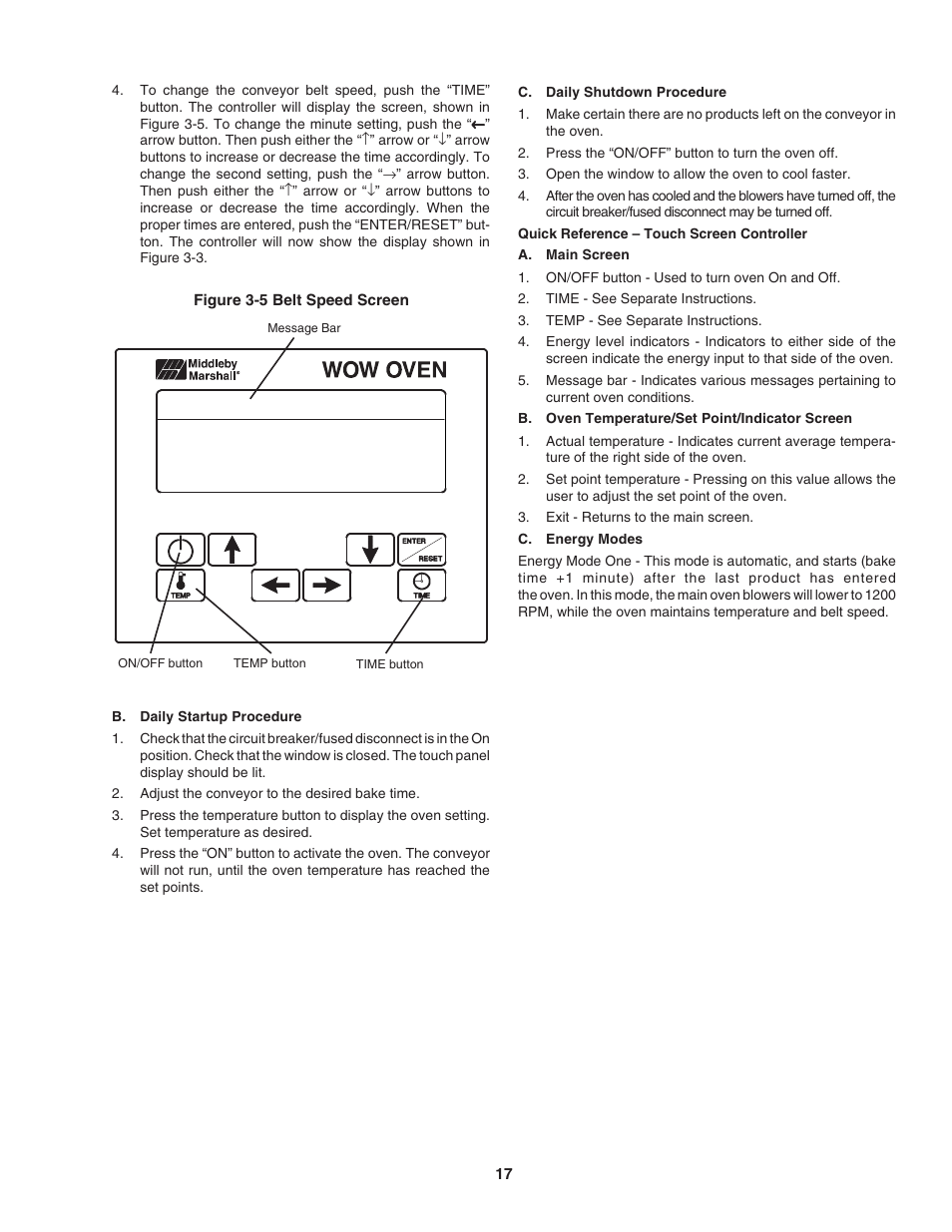 Middleby Marshall PS640E User Manual | Page 21 / 32