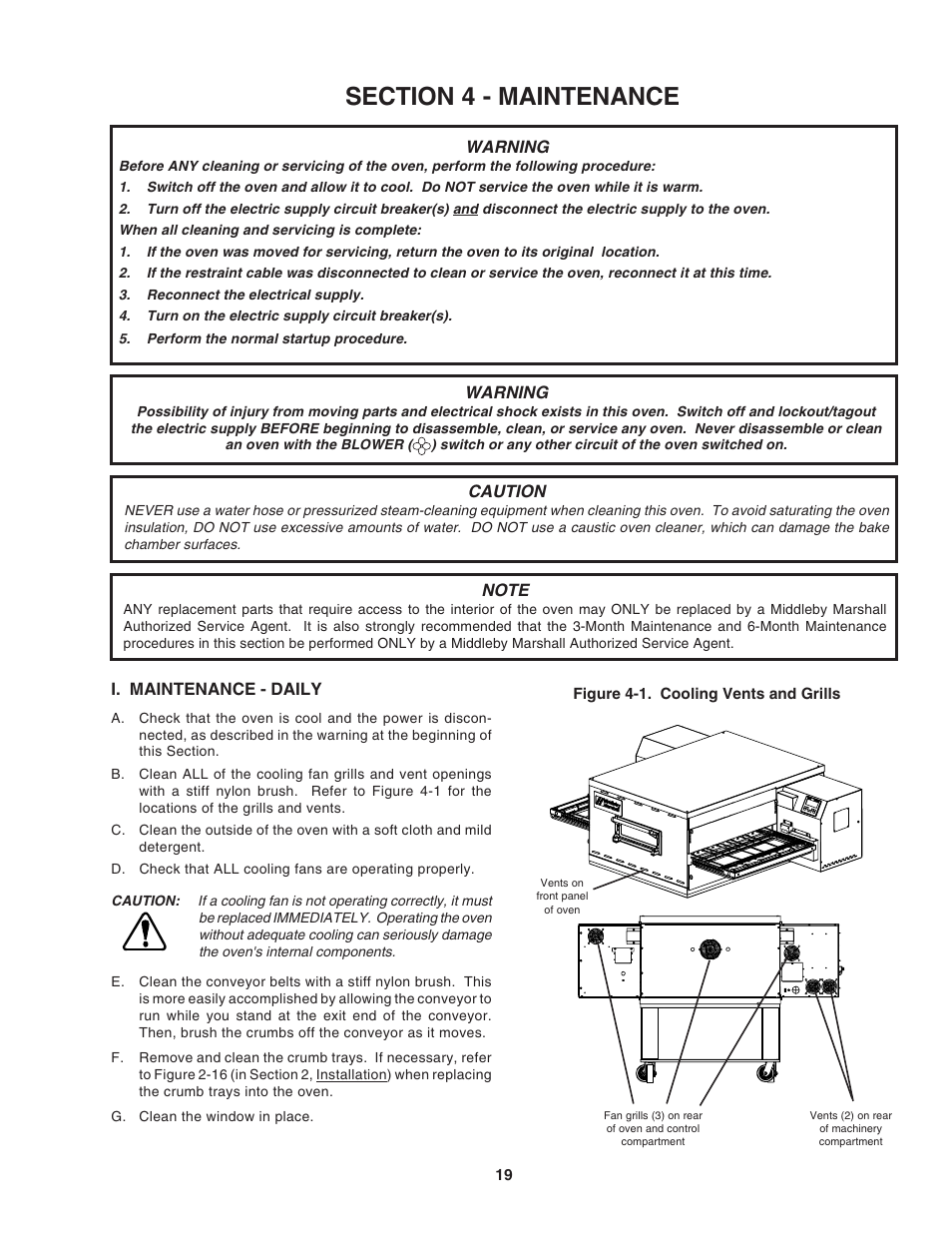 Middleby Marshall PS640E User Manual | Page 23 / 32