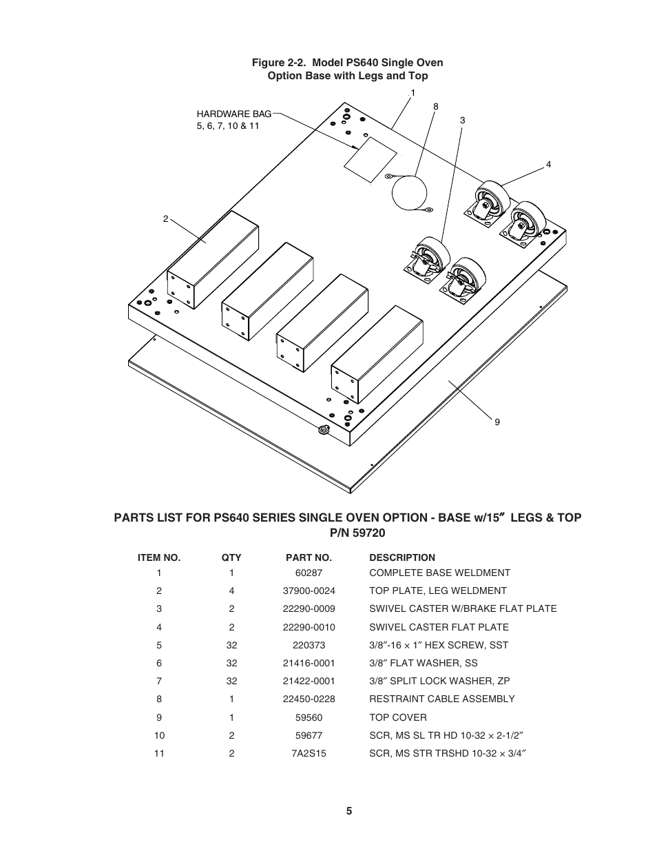Middleby Marshall PS640E User Manual | Page 9 / 32