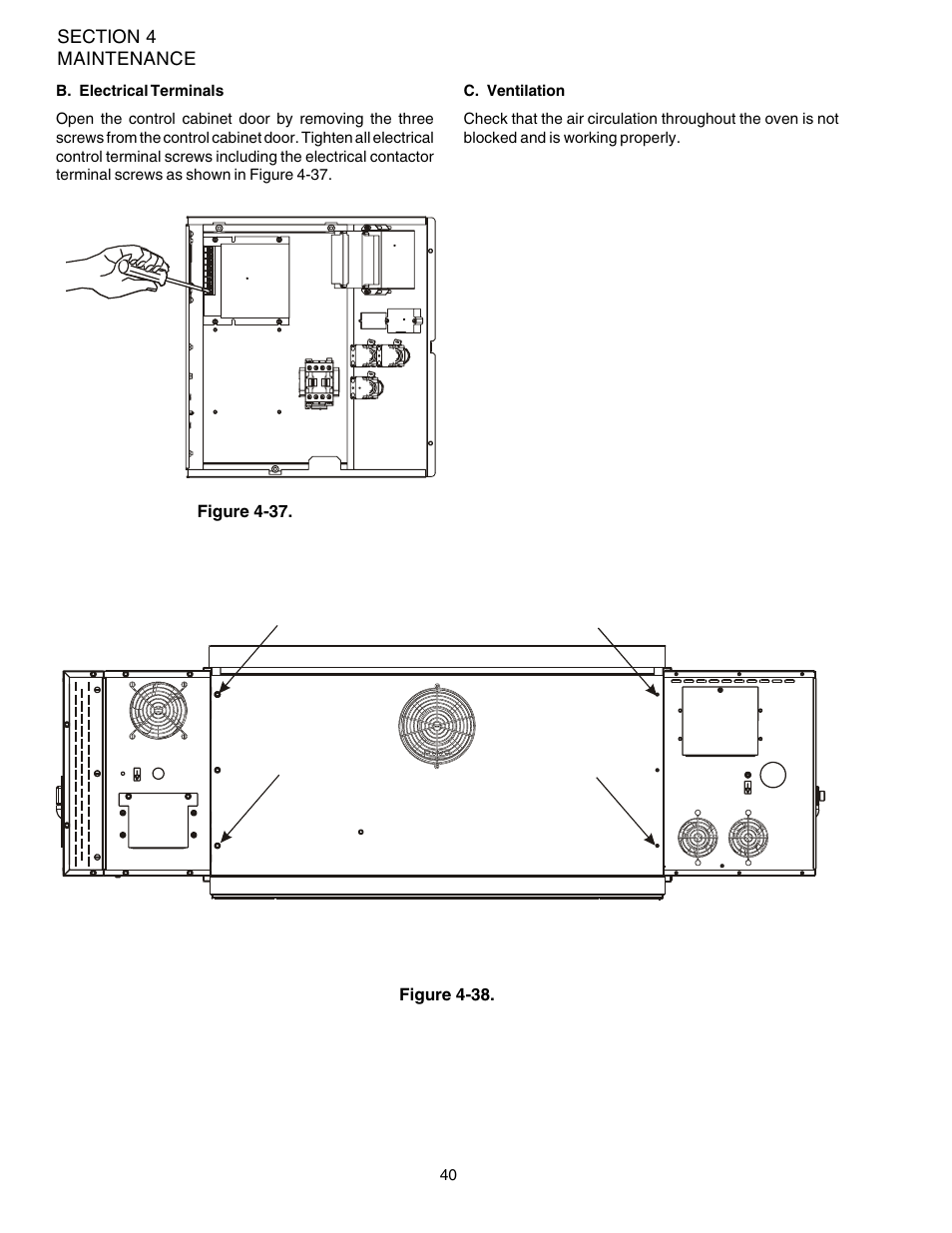 Middleby Marshall Electric Ovens PS536-Series User Manual | Page 44 / 68