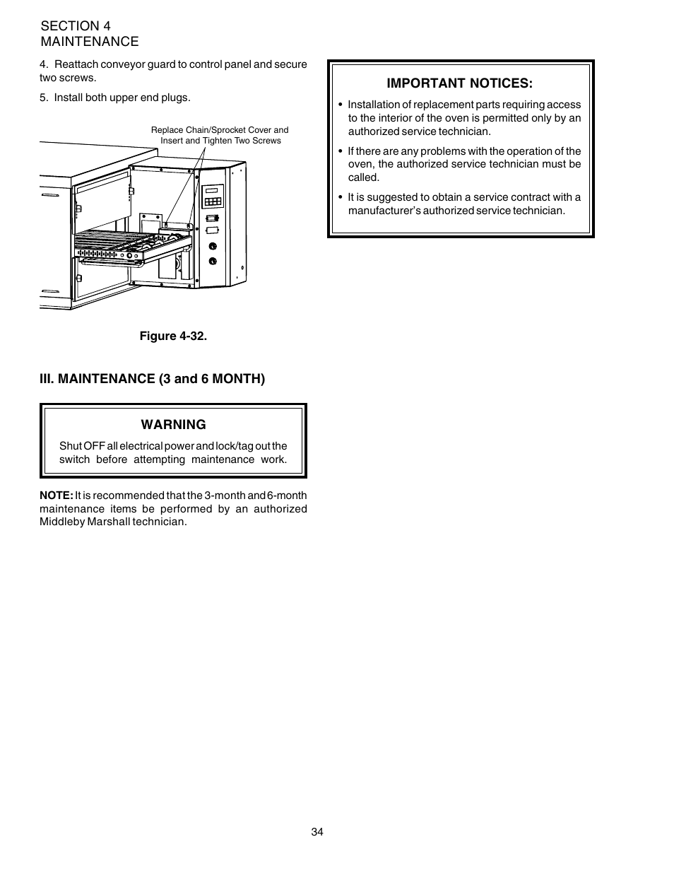 Middleby Marshall PS624E User Manual | Page 38 / 48