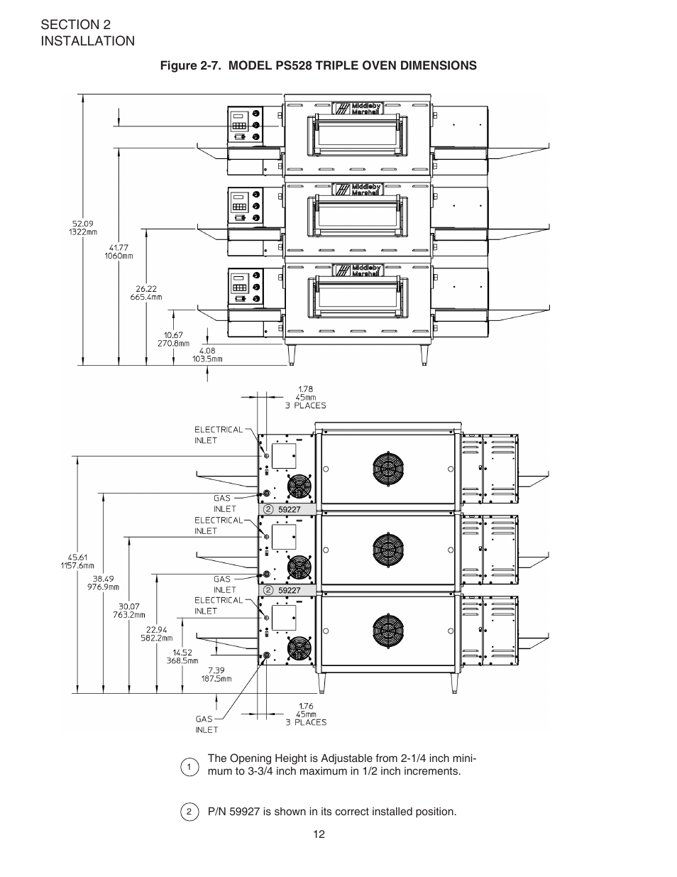 Middleby Marshall Oven PS528G User Manual | Page 16 / 48