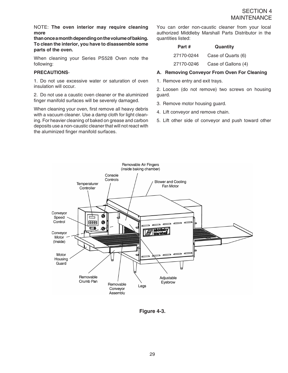 Middleby Marshall Oven PS528G User Manual | Page 33 / 48