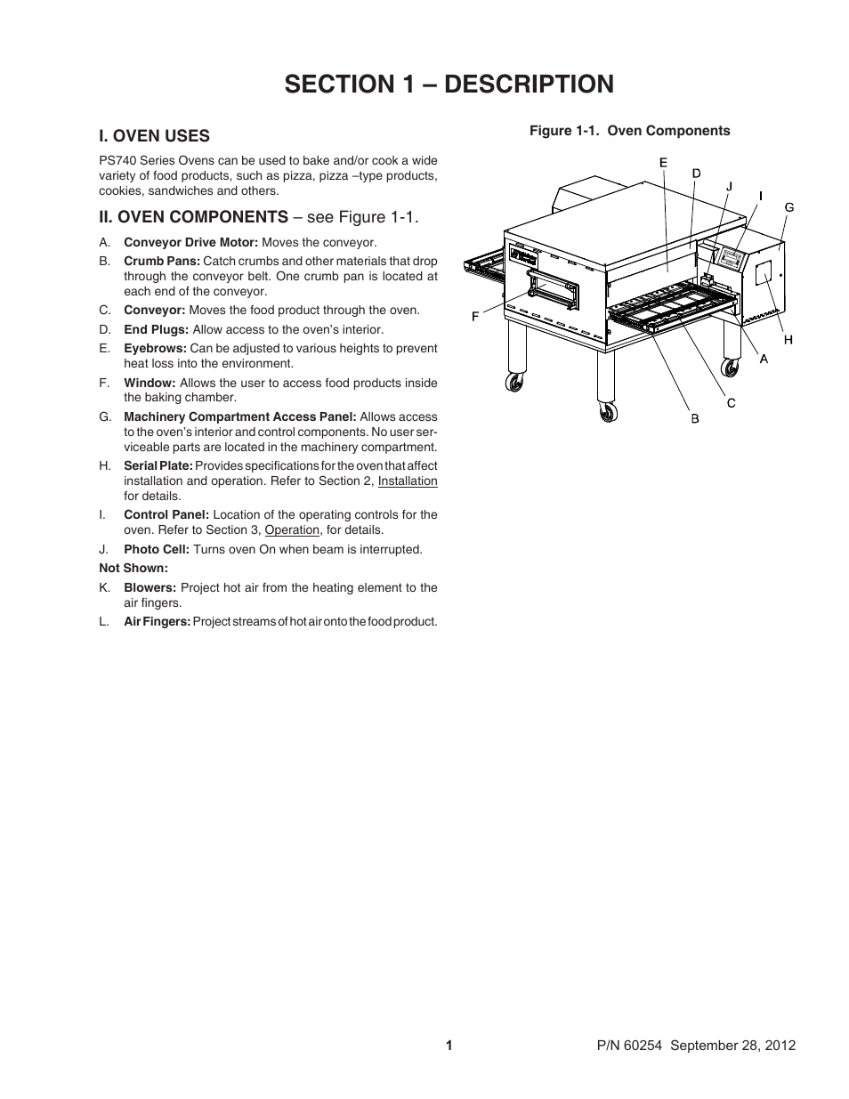 Middleby Marshall PS740 Series Electric Ovens 60254 User Manual | Page 5 / 36