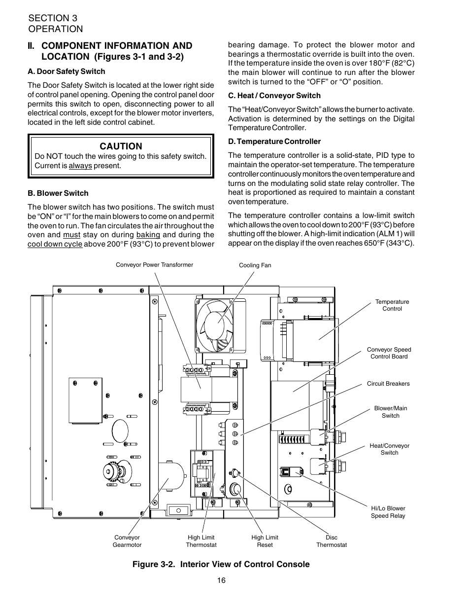 Caution | Middleby Marshall Ovens PS724E User Manual | Page 20 / 48
