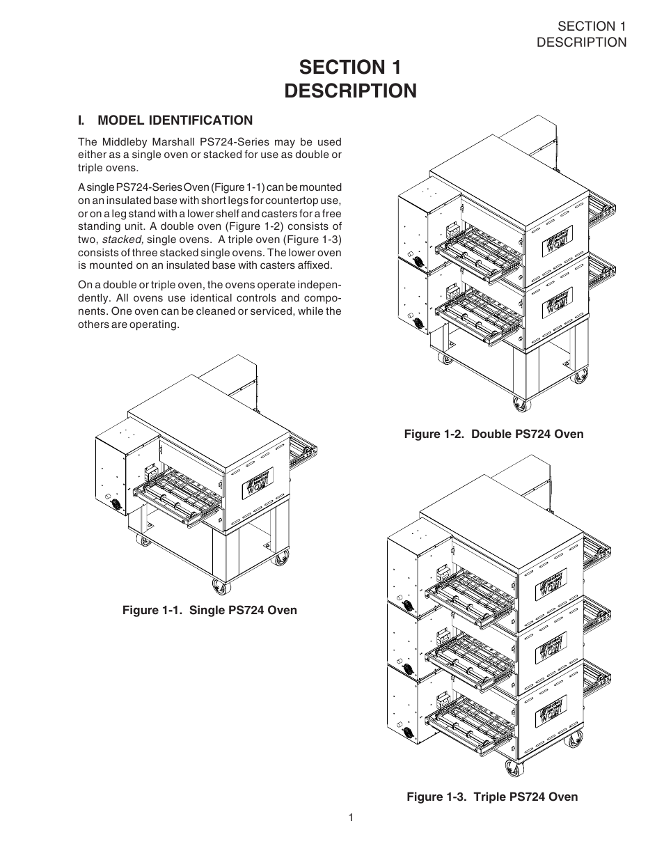 Middleby Marshall Ovens PS724E User Manual | Page 5 / 48