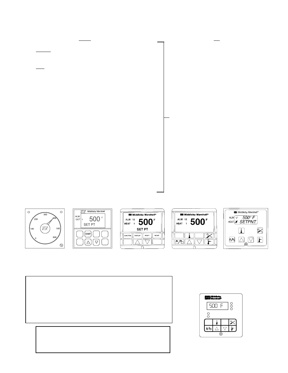 250 f, Installation instructions, 500 f | Middleby Marshall KIT P/N 36939 User Manual | Page 2 / 12