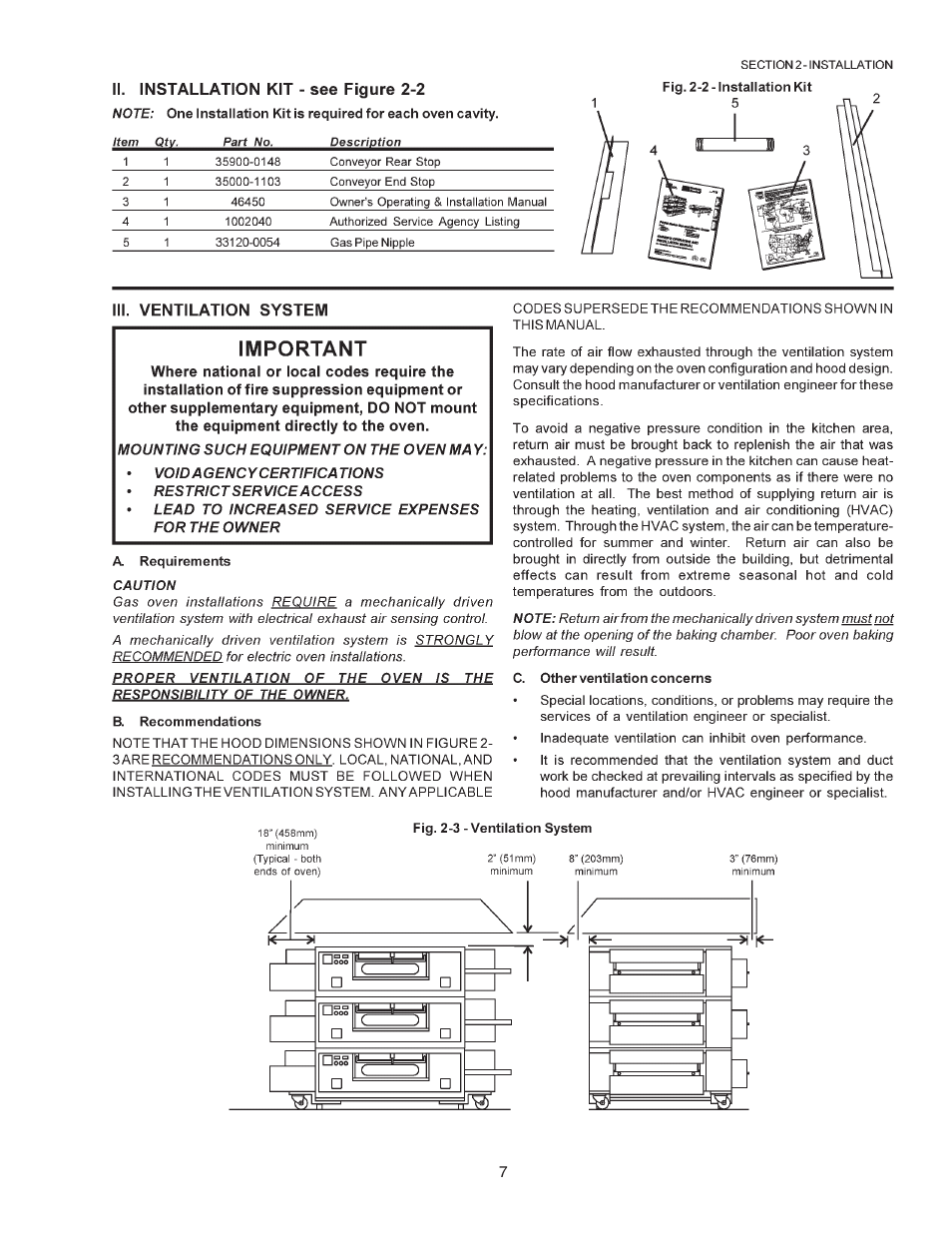 Middleby Marshall PS670 User Manual | Page 7 / 24