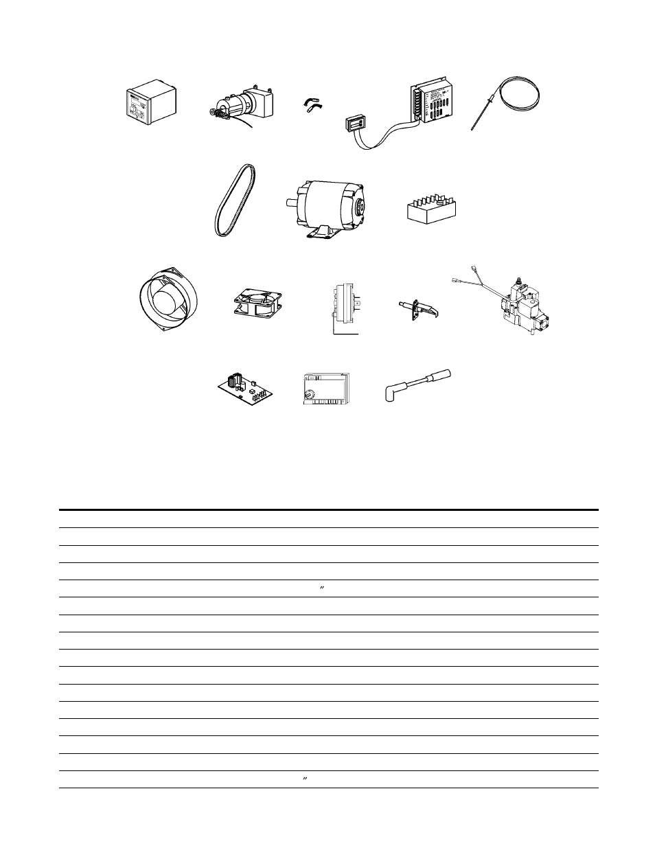 I. key spare parts kit | Middleby Marshall Gas Oven PS536GS User Manual | Page 24 / 28