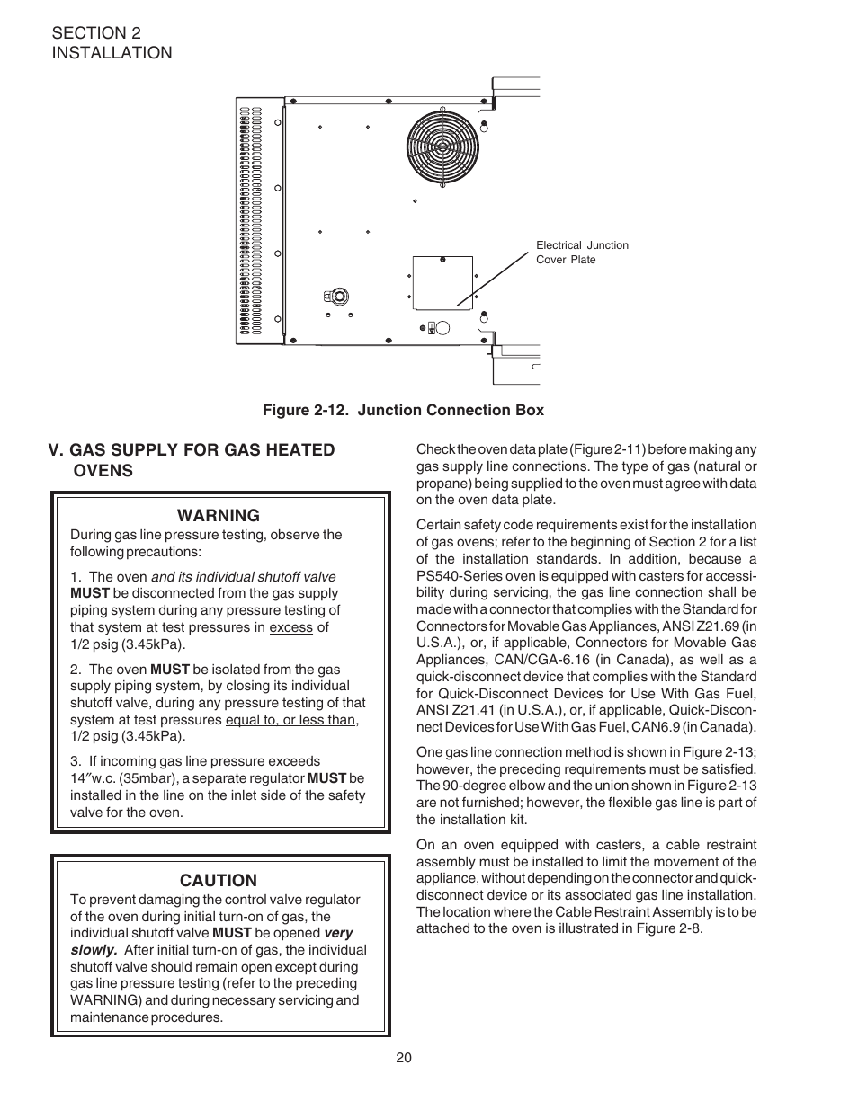 Middleby Marshall PS540-Series Ovens PS540G User Manual | Page 24 / 76