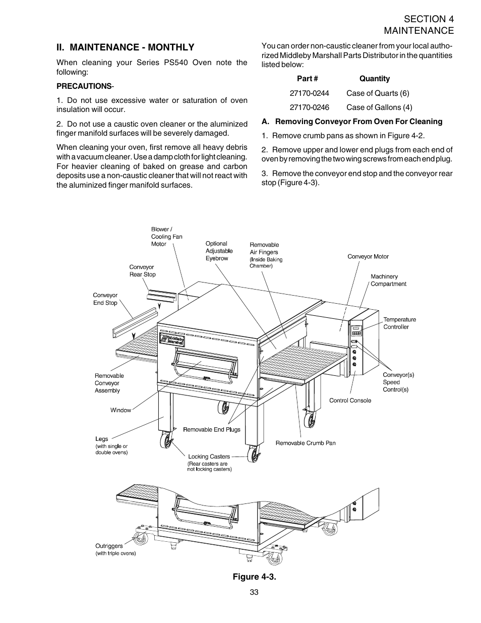Middleby Marshall PS540-Series Ovens PS540G User Manual | Page 37 / 76