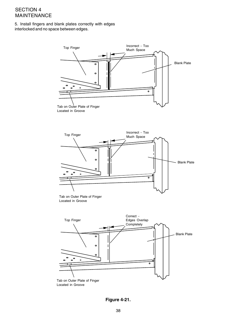 Figure 4-21 | Middleby Marshall PS540-Series Ovens PS540G User Manual | Page 42 / 76
