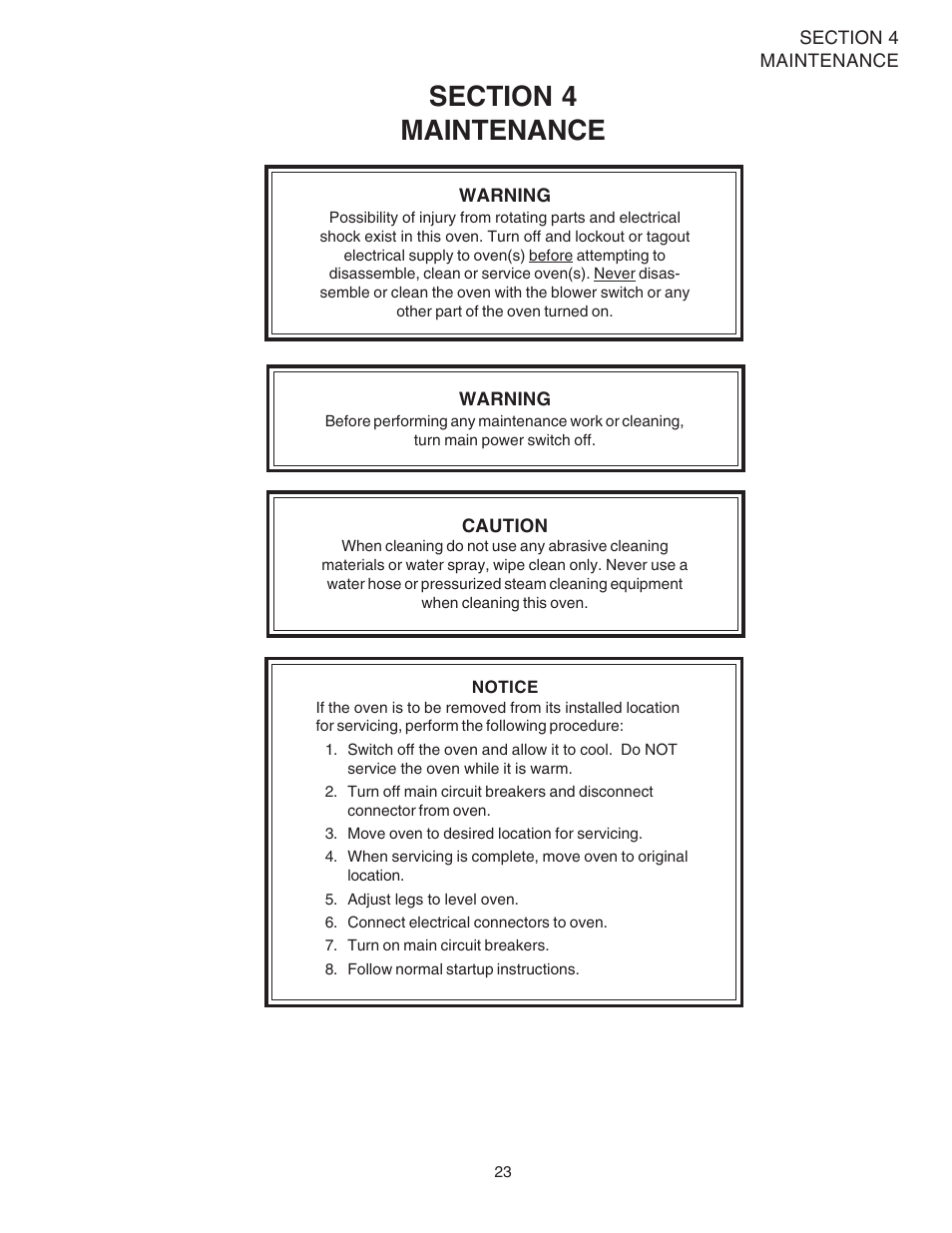 Middleby Marshall PS520 User Manual | Page 27 / 60
