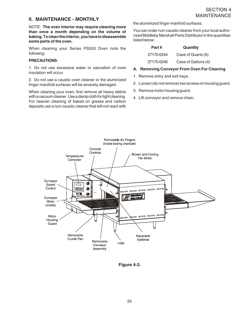 Middleby Marshall PS520 User Manual | Page 29 / 60