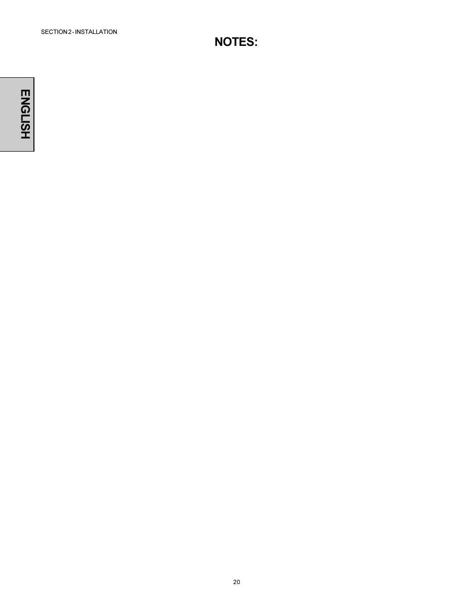 English | Middleby Marshall Model PS536 User Manual | Page 20 / 34