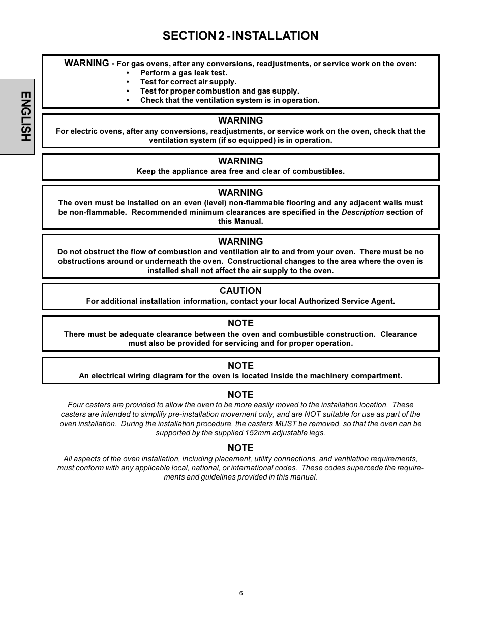 Middleby Marshall Model PS536 User Manual | Page 6 / 34