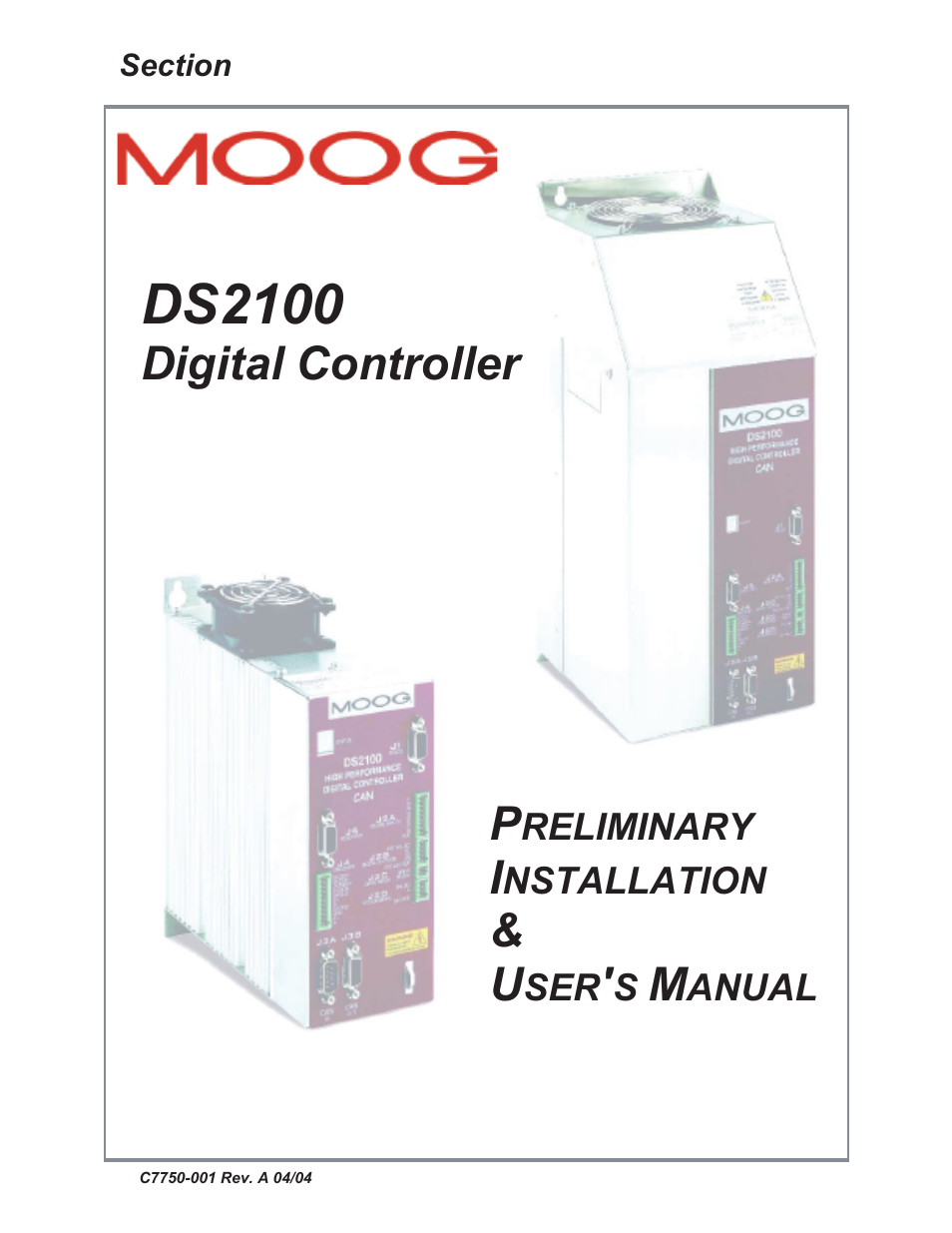 Moog DS2100 User Manual | 81 pages