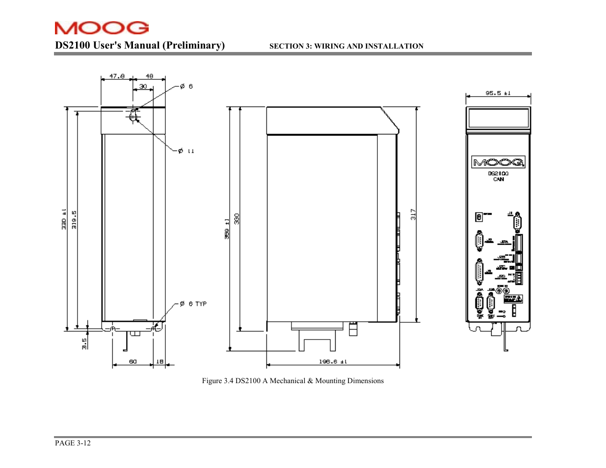 Ds2100 user's manual (preliminary) | Moog DS2100 User Manual | Page 18 / 81