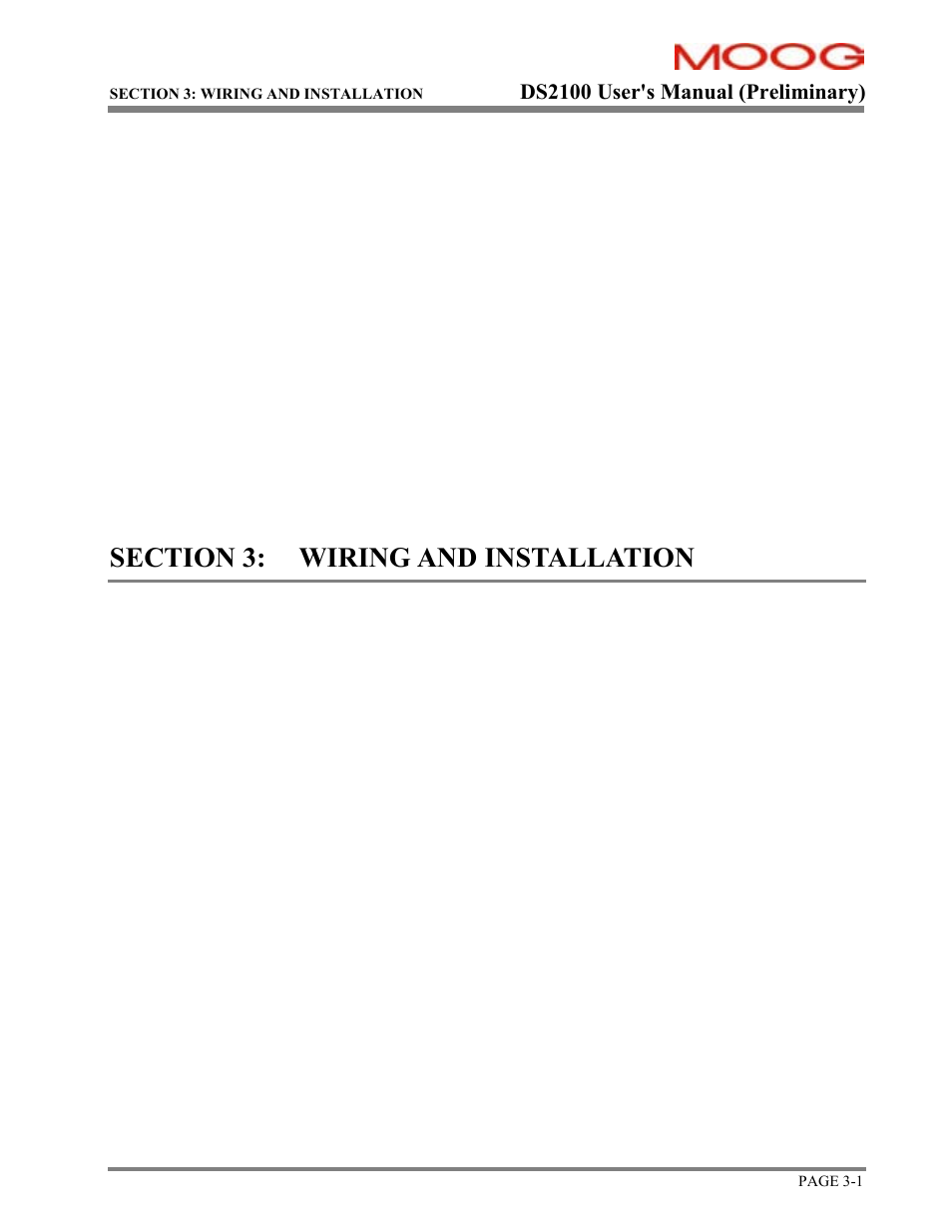 Moog DS2100 User Manual | Page 2 / 81