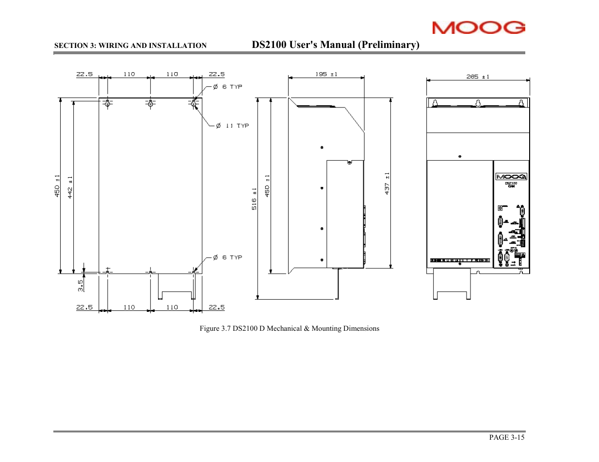 Ds2100 user's manual (preliminary) | Moog DS2100 User Manual | Page 21 / 81