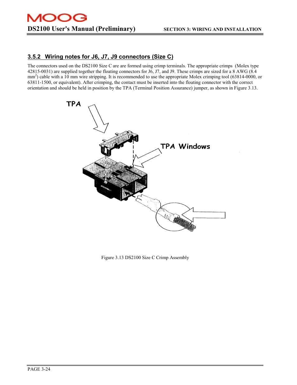 Ds2100 user's manual (preliminary) | Moog DS2100 User Manual | Page 30 / 81