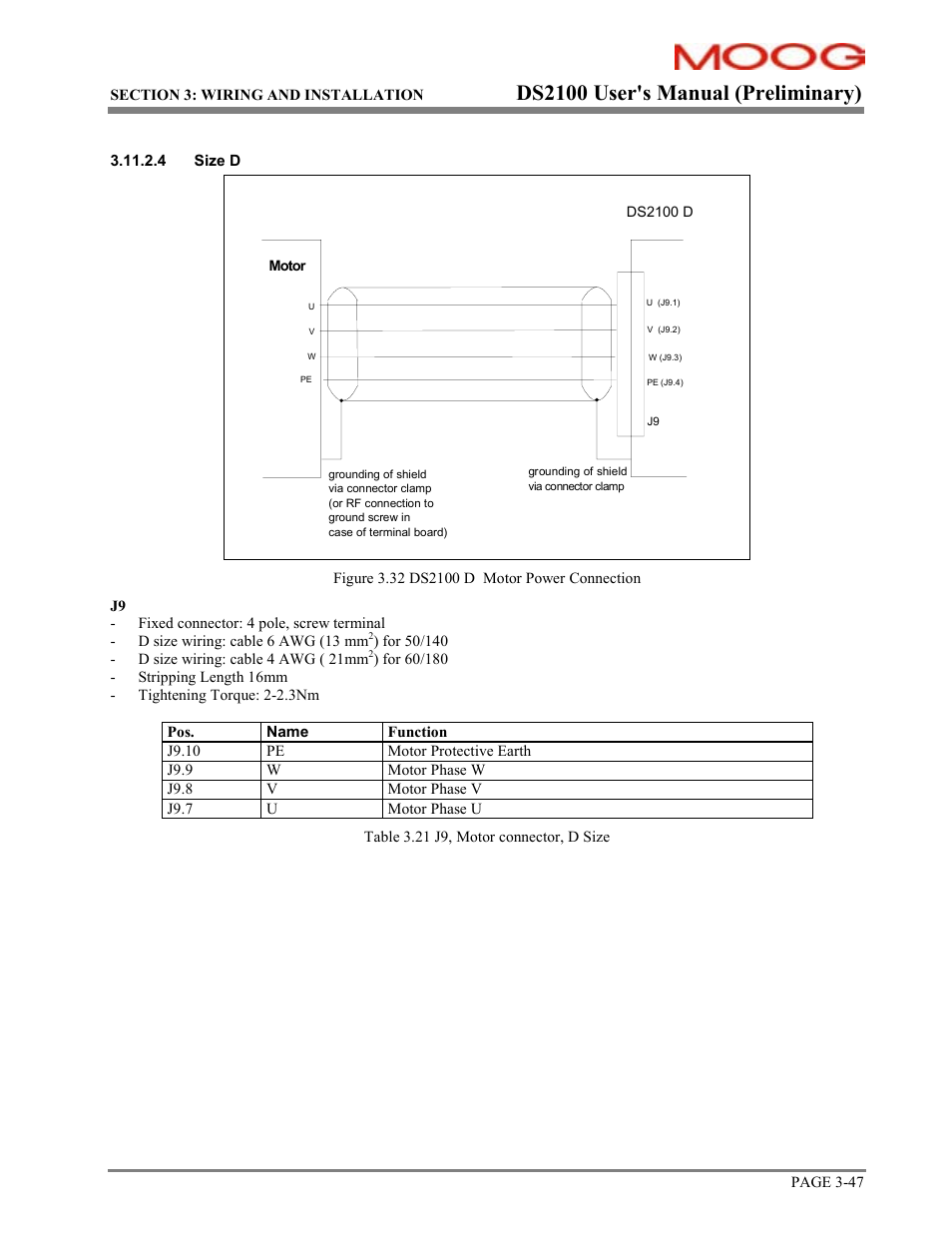 Ds2100 user's manual (preliminary) | Moog DS2100 User Manual | Page 53 / 81