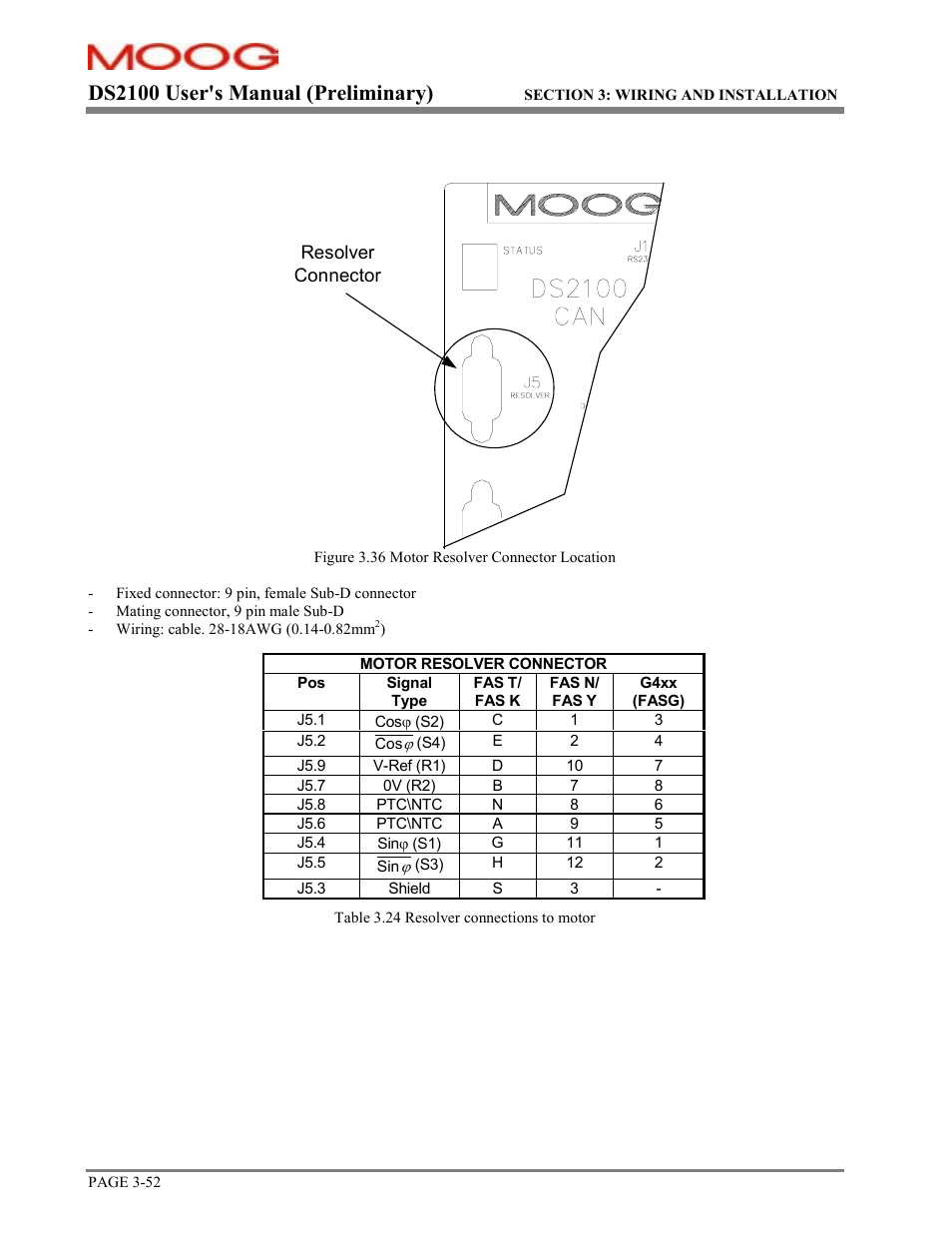 Ds2100 user's manual (preliminary) | Moog DS2100 User Manual | Page 58 / 81