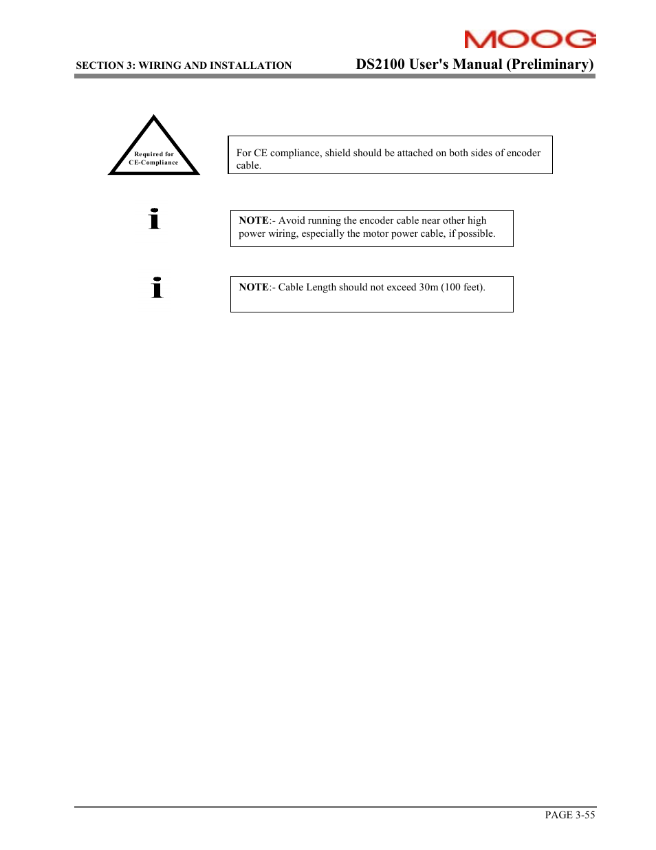 Ds2100 user's manual (preliminary) | Moog DS2100 User Manual | Page 61 / 81