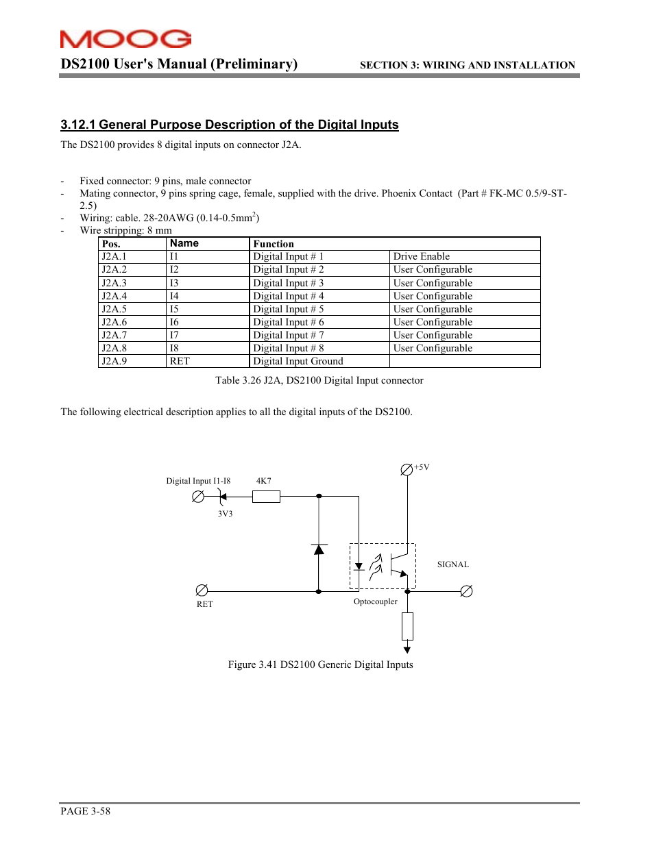 Ds2100 user's manual (preliminary) | Moog DS2100 User Manual | Page 64 / 81