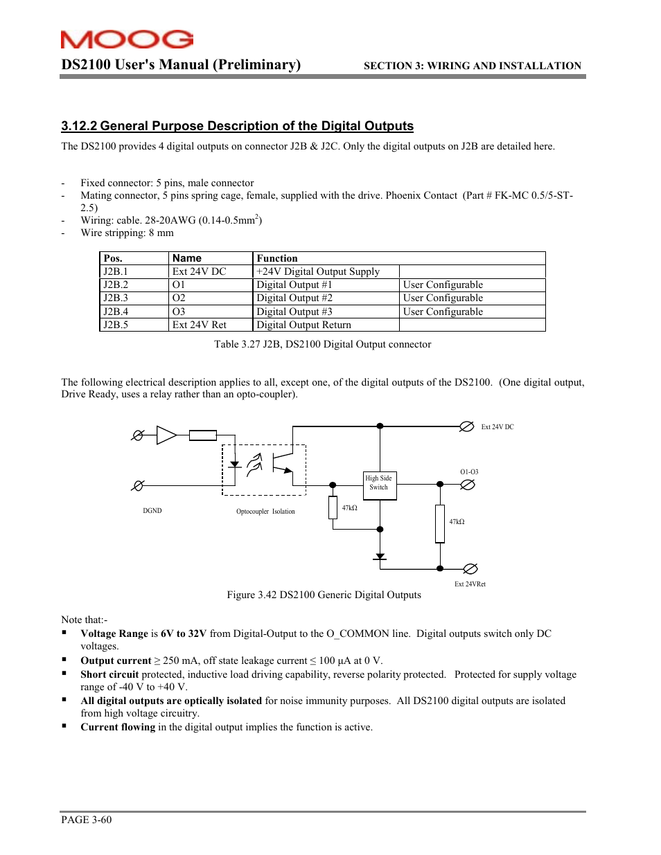 Ds2100 user's manual (preliminary) | Moog DS2100 User Manual | Page 66 / 81